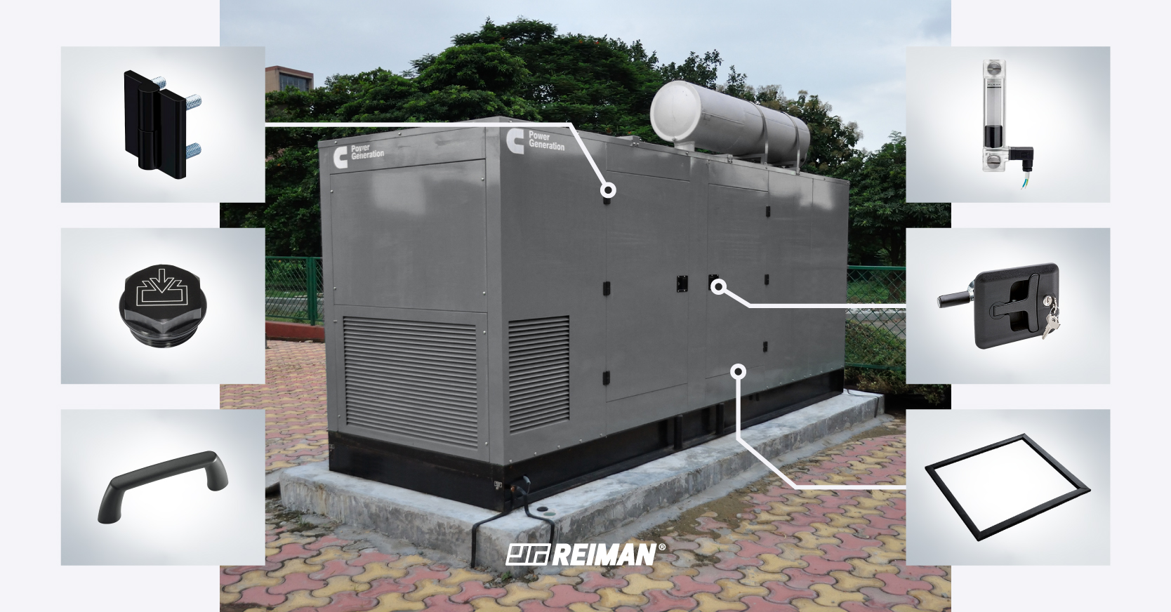 Acessórios Essenciais para Grupos Eletrogéneos com a Qualidade REIMAN