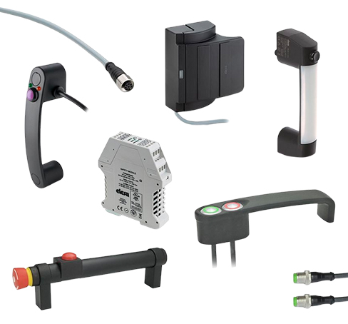 Pegas com interruptor elétrico