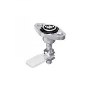 7-087.01 Flush-mounted Compression Latch L28/L37 with Threaded Square Rod Stainless Steel