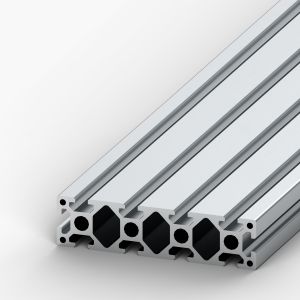 Perfil de alumínio 40x160 10 rasgos Reforçado 