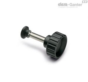 BT-SST-p-SV Fluted knobs with locking thrust pad