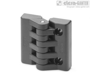 CFA-B-CH Hinges bosses with threaded hole and pass-through holes for cylindrical head screws