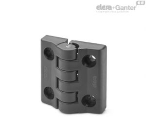 CFA-F-CH Dobradiças de retenção, furos passantes, parafusos de cabeça cilíndrica