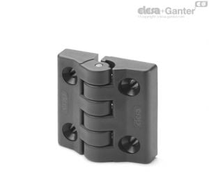 CFA-F-SH Dobradiças de retenção, furos passantes, parafusos de cabeça escareada