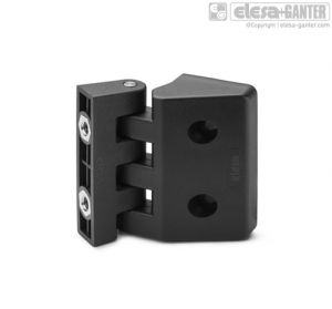 CFD-CH-B Hinge for thin frames pass-through holes, cylindrical head screws