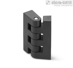 CFF-B Hinge for thin frames nickel-plated brass bosses with threaded hole