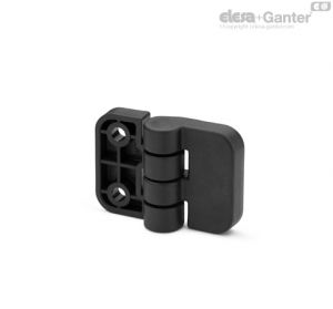 CFJ-B-SH Tamperproof hinges Bosses with threaded hole and pass-through holes for countersunk head screws