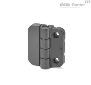 CFQ-EH Dobradiças Furos passantes para parafusos de cabeça hexagonal