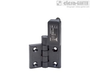 CFSQ-C-B-D Hinges with built-in safety switch rear connector, microswitch on the right