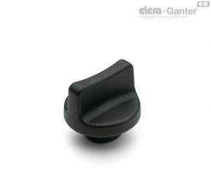 CT-FG-B Manípulos de asa Casquilho de latão, furo cego roscado