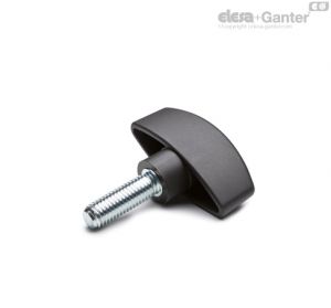 CTL.476-p Wing knobs Zinc-plated steel threaded stud