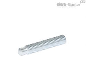 DIN 6332-ZB Grub Screws Zinc plated, blue passivated