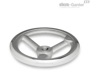 DIN 950-AL-K Volantes Alumínio, com rasgo de chaveta DIN 6885-1 P9