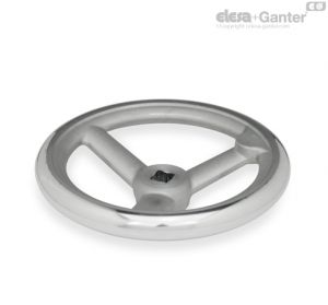 DIN 950-AL-V Volantes Alumínio, com quadrado