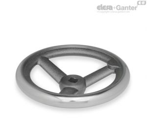 DIN 950-GG-V Volantes ferro fundido, com quadrado