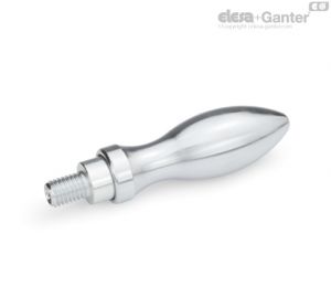 DIN 98-E Revolving Handles With threaded stud