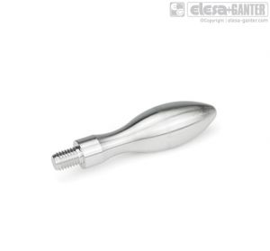 DIN 39-A4 Fixed handles stainless steel