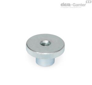 DIN 466-ZB Knurled Nuts Zinc plated
