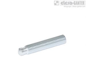 DIN 6332-ZB Grub screws zinc plated, blue passivated