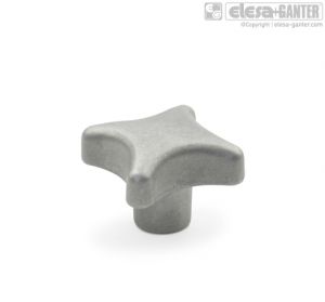 DIN 6335-NI Manípulos de mão de aço inoxidável