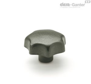 DIN 6336-GG Manípulos de estrela de ferro fundido