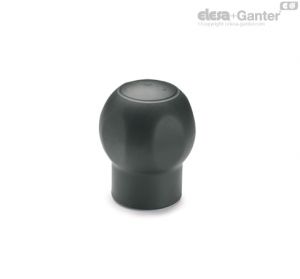 EBK-B-SOFT Mushroom lobe handles Threaded hole