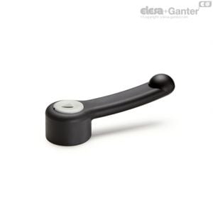 ELC-FC3 Control levers Black-oxide steel boss, cap in grey colour