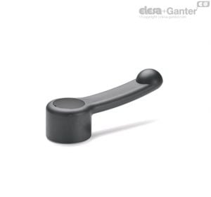 ELC-SST Control levers AISI 303 stainless steel boss, cap in the Ergostyle colours