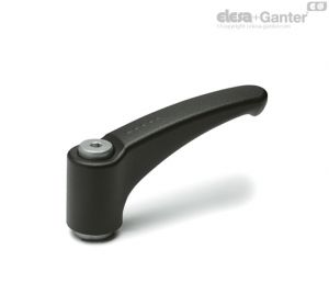 ERM-SST Adjustable handles Stainless steel clamping element, threaded hole