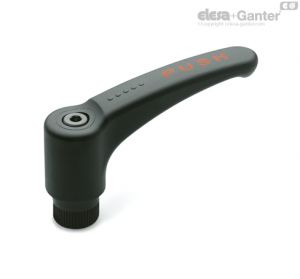 ERS-B Safety adjustable handles Brass boss, threaded hole
