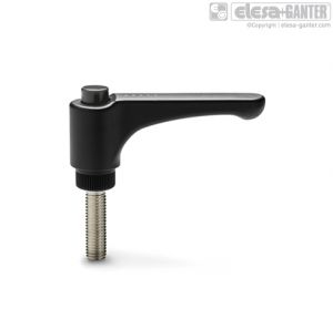 ERW-SST-p Adjustable handles stainless steel threaded stud
