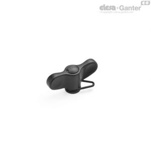 EWN-SST-RC Porcas de asa casquilho de aço inoxidável, furo roscado