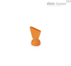 FHN-P Cabeça de Bicos com um furo com uma seção retangular