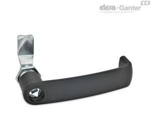 GN 115.7-DK Latches with Cabinet U-Handle With triangular spindle