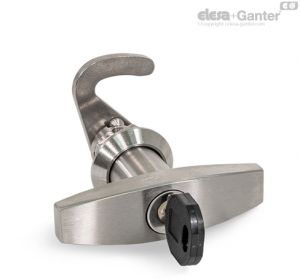 GN 115.8-L-SST-SCTN Hook-Type Latches With T-handle (same lock)