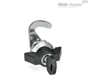 GN 115.8-L-ZD-SCK Hook-Type Latches With wing knob (same lock)