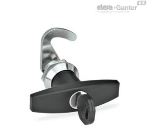 GN 115.8-L-ZD-SCT Hook-Type Latches With T-handle (same lock)
