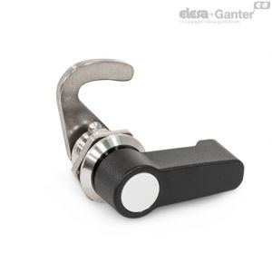 GN 115.8-WOE-NL-SST-P-HG Hook-Type Latches With lever