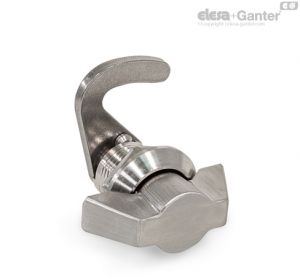 GN 115.8-WOE-NL-SST-SKN Fechos tipo gancho com manípulo de asa