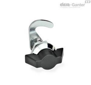 GN 115.8-WOE-NL-ZD-SK Fechos tipo gancho com manípulo de asa