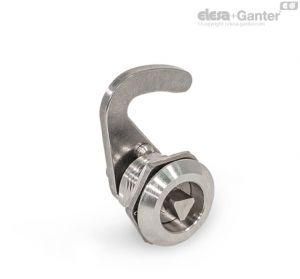 GN 115.8-WSK-NL-SST-DK Hook-Type Latches With triangle