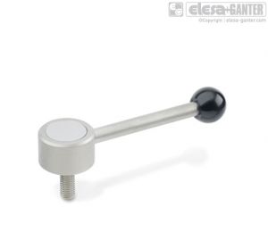GN-125.5 Adjustable Stainless Steel-Flat tension levers with threaded stud