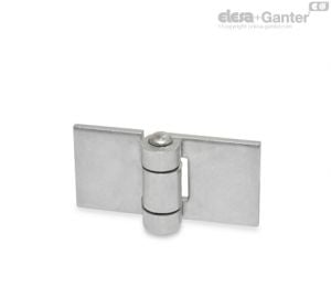 GN 1362 Sheet Metal Hinges Stainless Steel-Sheet metal hinges