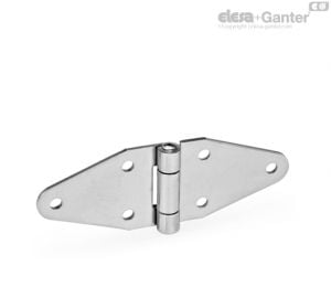 GN 1364 Stainless Steel Sheet Metal Hinges Stainless Steel-Sheet metal hinges