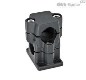 GN 141-B-B Flanged Two-Way Connector Clamps Bore-Bore