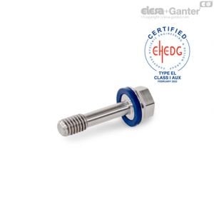 GN 1582-H Screws with H-NBR Sealing ring