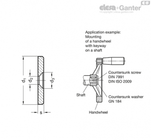 GN 184-16 Countersunk Washers