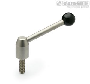 GN-212.5 Adjustable Stainless Steel-Tension levers with threaded stud