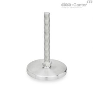 GN 22-S Leveling Feet Without nut, external hex at the bottom