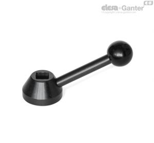 GN 223-V Control Levers With square DIN 79